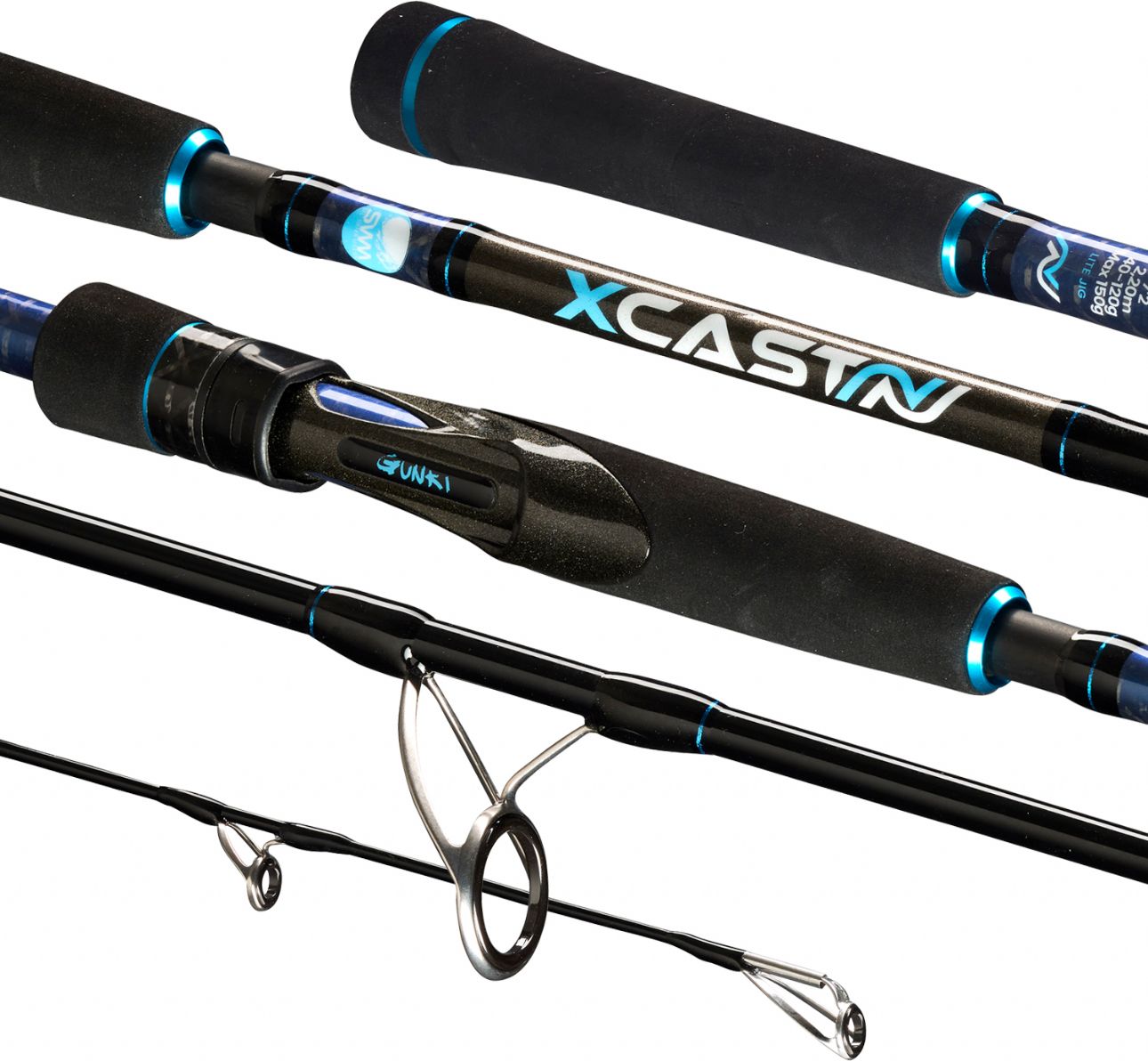 Gunki X Cast Lite Jig Spinning Rod 40-120g